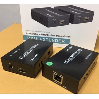 HDMI Extender ต่อสัญญาณ HDMI ระยะทาง 135 เมตรด้วยสาย CAT5E/6 Supports 1080p 3D Metal Case