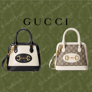 Gucci/GG/GUCCI Horsebit 1955 series กระเป๋าถือใบเล็ก ของแท้ 100%