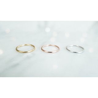 nevernjewelry / แหวนแฟชั่น / แหวนเงินแท้ / แหวนผู้หญิง / แหวนเรียบ / simple ring / minimal ring / skinny ring