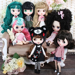 blythe doll ตุ๊กตาบลายธ์ 1/6 bjd doll with clothes and shoes joint body 30cm ตุ๊กตา