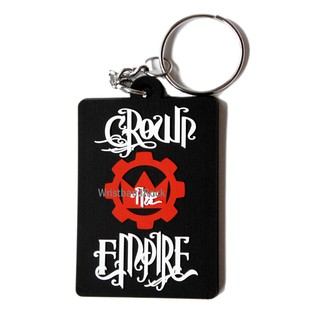 Crown The Empire พวงกุญแจ ยาง เท่ๆ   ร็อค พังค์ เมทัล พร้อมส่ง CEP296