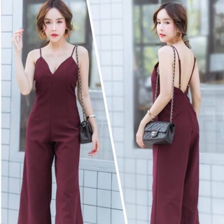 💃Friendly jumpsuit 💃 “💃จั้มสายเดี่ยว💃” จั้มสูทเปิดหลัง งานใส่สบาย ใส่งาน ใส่ได้ everyday look