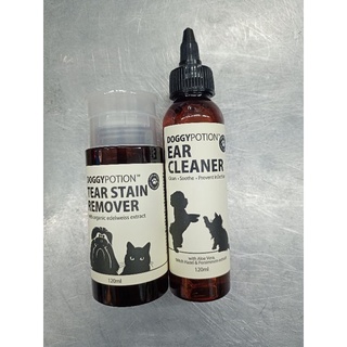 Doggy Potion Ear eye Cleaner และน้ำยาเช็ดคราบน้ำตา ขนาด 120ml