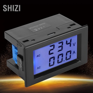 Shizi D85-2042A เครื่องวัดแรงดันไฟฟ้าหน้าจอ Lcd แบบคู่ Ac80-300V 200-450V 0.1-100A