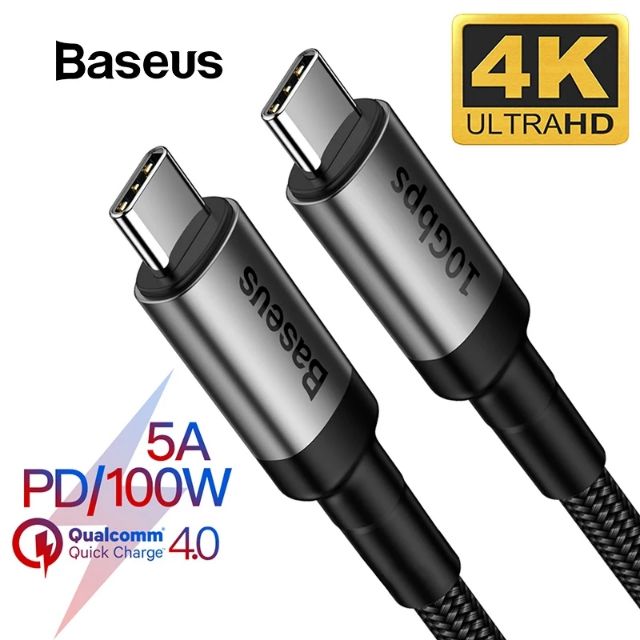 สายชาร์จ Baseus 100W สําหรับ Ipad/Macbook/Laptop ทนทานเป็นพิเศษ