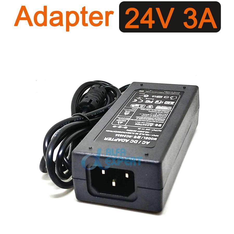 อแดปเตอร์ 24V 3A ( 72W ) สำหรับ TSC เครื่องพิมพ์บาร์โค้ด รุ่น TTP-244 ...