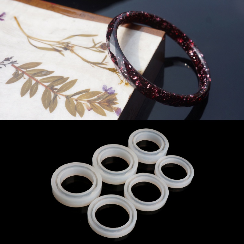 Flgo อุปกรณ์แม่พิมพ์ซิลิโคนเรซิ่นทรงกลม Diy สําหรับใช้ทําเครื่องประดับสร้อยข้อมือกําไลข้อมือ - รูปที่ 5