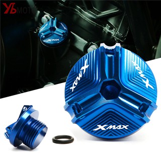 YAMAHA XMAX 300 X-Max X MAX น็อตปิดน้ำมันเครื่อง จุกน้ำมันเครื่อง น็อตแต่ง Scooter Engine Oil plug CNC Aluminium (Color)