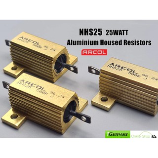 ตัวต้านทาน RESISTOR ALUMINIUM ARCOL NHS25 R048-820R 25WATT