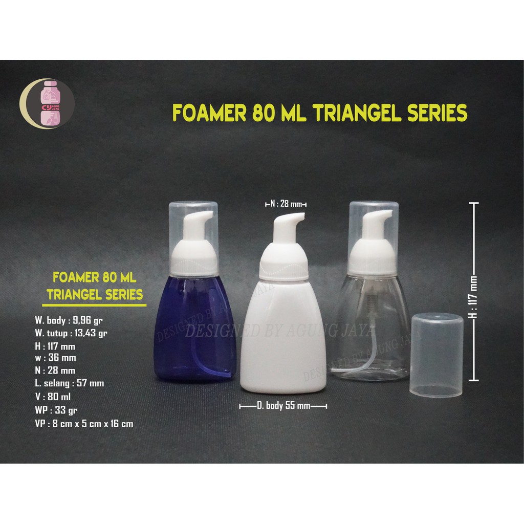 80 ml สามเหลี่ยม Foamer Bottle/80 ml สามเหลี่ยมโฟมขวด/80 ml สามเหลี่ยมตู้ทําสบู่ขวดปั๊ม/Yk
