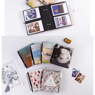 (A-F) photo album ลายอาร์ต 2x3" 100รูป Fujifilm Instax Mini อัลบั้ม อัลบั้มรูป อัลบั้มโพลารอยด์ ใส่การ์ด