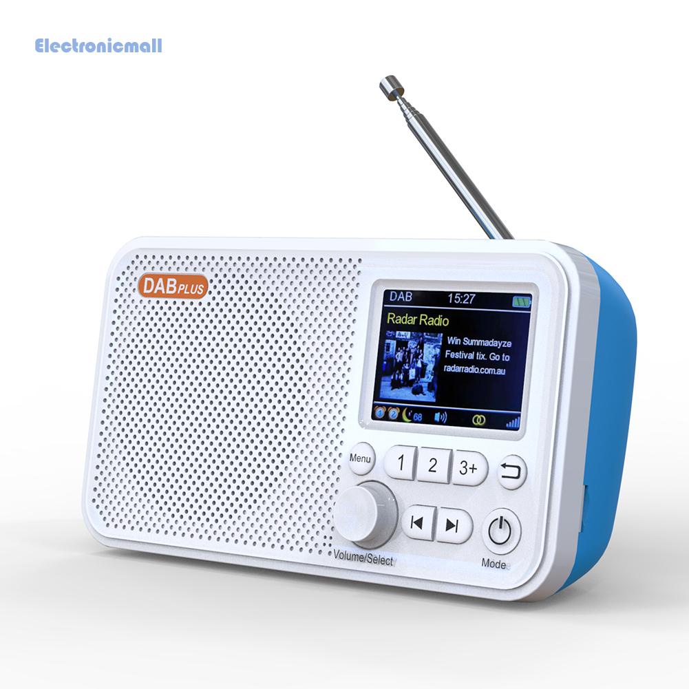 ElectronicMall01* C10 2.4 inch Color LCD Screen Alarm Clock DAB DAB+ FM Bluetooth-compatible Radio