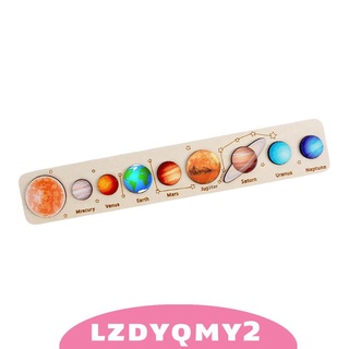 Wooden Solar System Board Game Science Experiment Toys for Kids