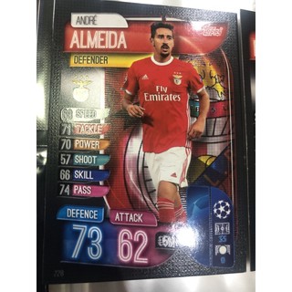 2019-20 Topps Match Attax Benfica