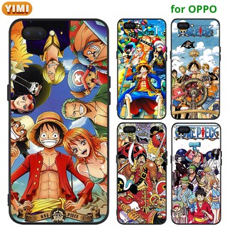 เคส OPPO A5 A9 A31 A12 A11K 2020 A3S A5S A7 F1S F9 F11 Pro F5 F7 REALME C1 โทรศัพท์ ลายการ์ตูนลูฟี่ วันพีซ สำหรับ