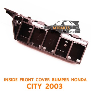 พลาสติกยึดกันชน หน้า HONDA CITY 2003 ซ้าย ของแท้ 108157-L