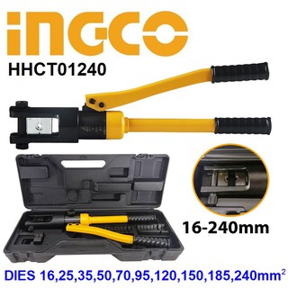 INGCO (อิงโก้) คีมย้ำหางปลาไฮดรอลิค 16-240mm² HHCT01240