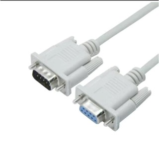 DB9 COM 9-pin RS232 Serial Port Extension Cable, Male Female, Length ความยาว3m