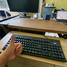 reviewราคาโปร3 3ที่วางคีย์บอร์ด แบบหนีบโต๊ะ Keyboard tray ถาดวางคีย์บอร์ด ไม่ต้องเจาะโต๊ะ ติดตั้งง่าย แข็งแรง สวยงาม comment 5