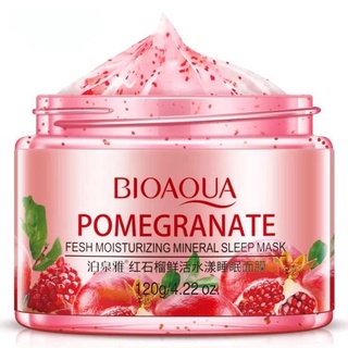 สลีปปิ้งมาส์ก สูตรทับทิม หน้าขาวกระจ่างใส ให้ความชุ่มชื้น POMEGRANATE MOISTURIZING SLEEP MASK 120 กรัม SC6033