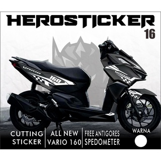 สติกเกอร์ตัด แบบเรียบง่าย สําหรับ Honda VARIO 160 160 16