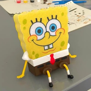 พร้อมส่ง🧽ฟองน้ำ SpongeBob🧽ฟองน้ำ ล้างจาน สปอนจ์บ๊อบ  น่ารักๆ