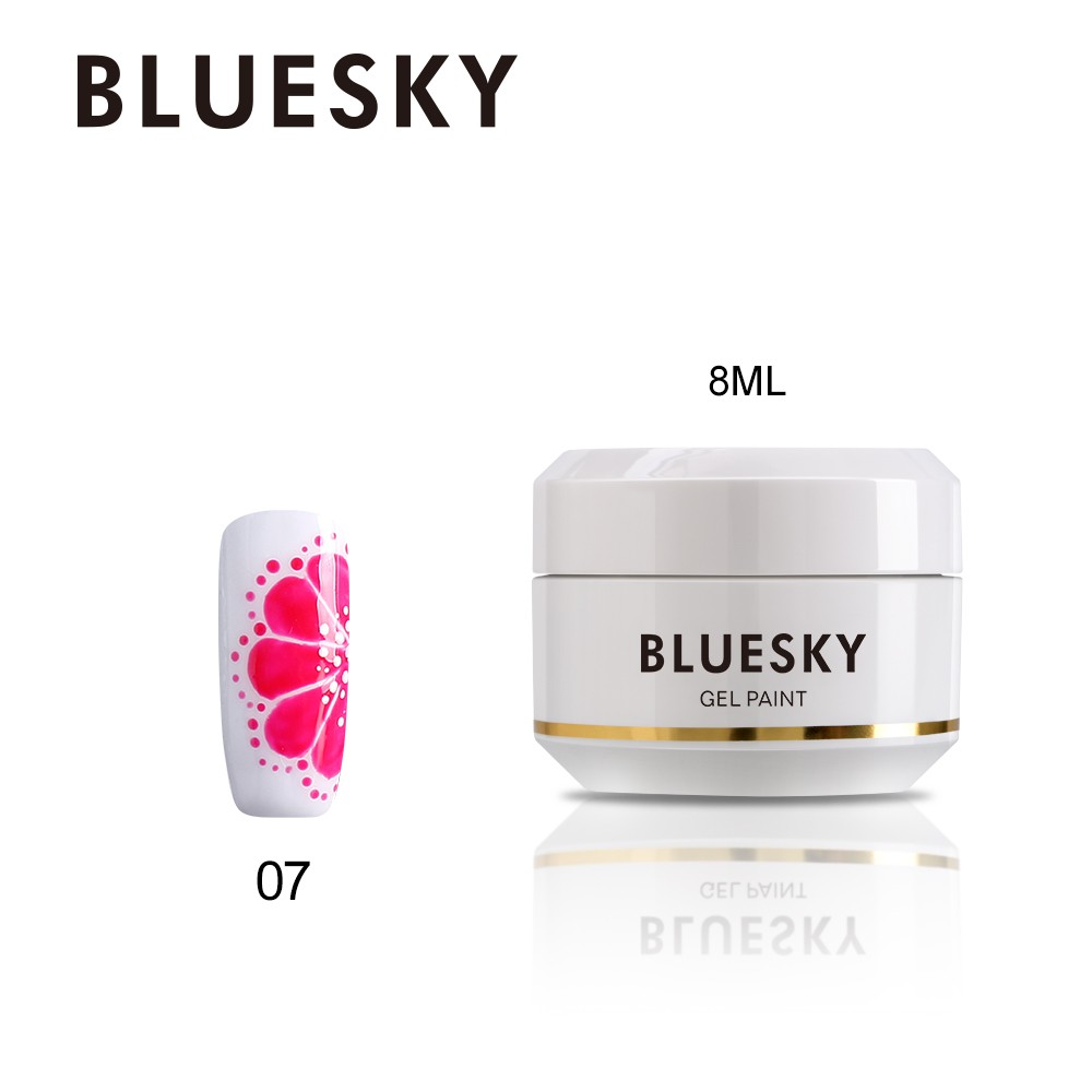 สีเพ้นท์เล็บ เพ้นท์ติ้งเจล Bluesky gel polish painting gel 07 สีชมพู