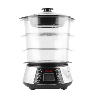 AIGOLI Electric Food Steamer Double Timing  Household Combination Steaming Machine-bigsale