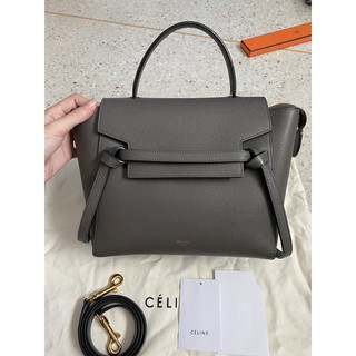 celine micro beltbag grey y.17