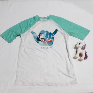 เสื้อว่ายน้ำคอกลมมือสอง