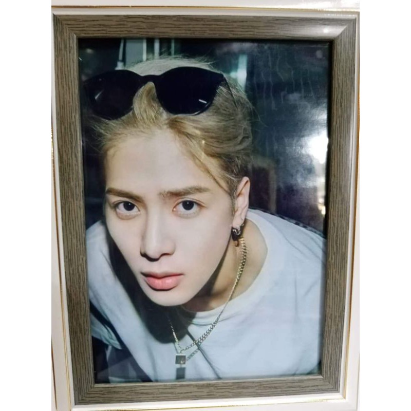 กรอบรูป jackson got7 team wang กรอบรูปพลาสติก ขนาด 5x7 พร้อมรูป สามารถส่งรูปมาทำได้คะ