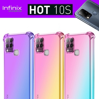 เคส TPU ยาง คละสี สำหรับ Infinix Hot 10S