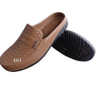 Gos ATT ABK 581 & ABK 550 SLOP รองเท้าผู้ชาย แบบเป็นทางการ ไม่มีเชือกผูกรองเท้า วัสดุยาง ใส่สบาย น้ําหนักเบา (ART. 2)