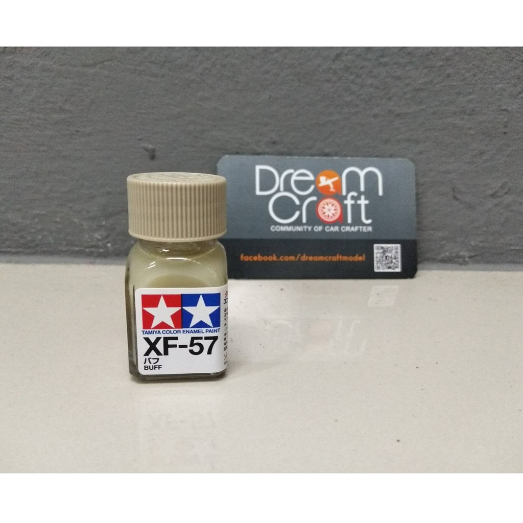 TAMIYA XF-57 Buff (สีสูตรน้ำมัน Enamel Color Paint DreamCraft Model)