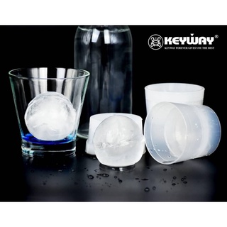 ที่ทำน้ำแข็งทรงกลม แม่พิมพ์ทำน้ำแข็ง ถาดน้ำแข็ง Ice ball ขนาด 6 ซม. Keyway