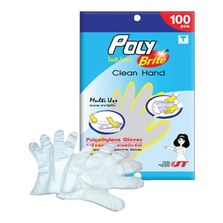 ถุงมืออเนกประสงค์ (แพ็ค100ชิ้น) โพลี-ไบรท์ 940A3-3L