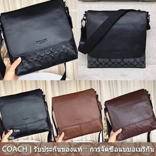 us นำเข้า⭐️ Coach F72362 F54771 F72220 Charles Small Messenger กีฬาลูกวัวหนังผู้ชายกระเป๋าสะพายข้าง Crossbody