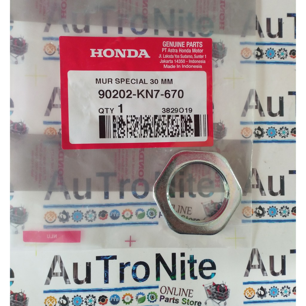 Cvt Matic Nut Special Clutch Nut 30mm 90202-KN7-670 Original Honda อะไหล่แท้ 90202KN7670