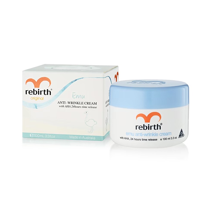 Rebirth Emu Anti-Wrinkle Cream With AHA 100ml