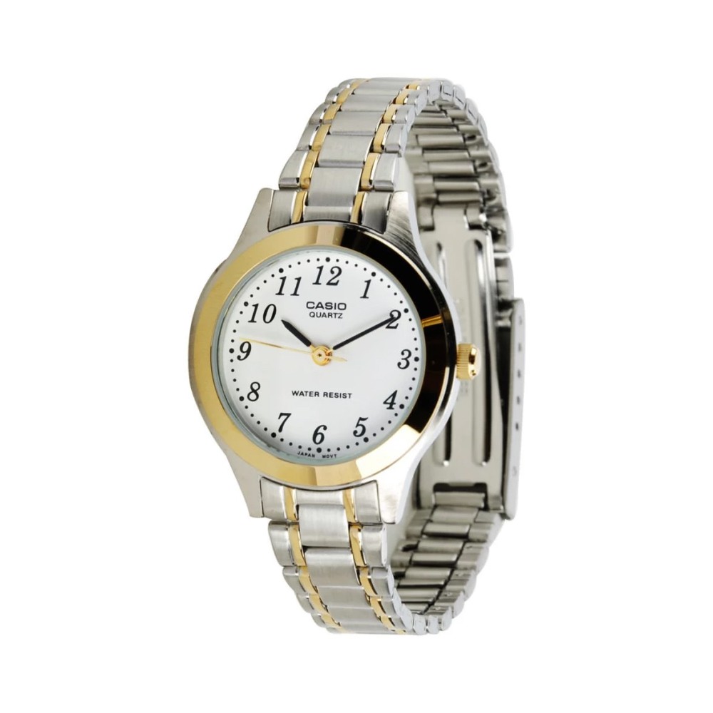 Casio นาฬิกาข้อมือผู้หญิง สายสแตนเลส รุ่น LTP-1128G-7BRDF (Whilte)