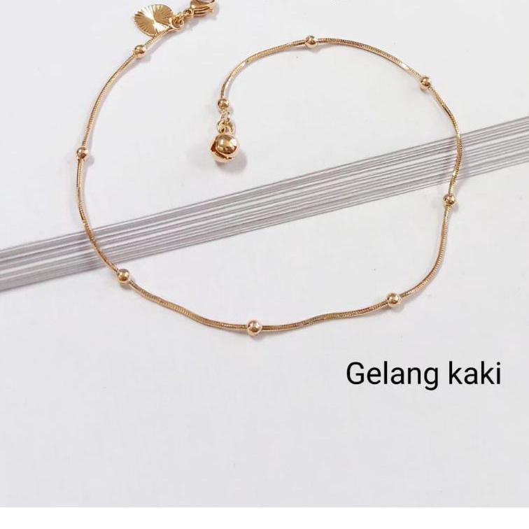 (READY TO SEND!) GK001 GOLD PLATED ANKLE