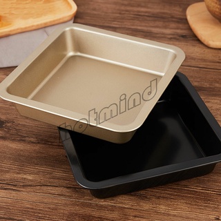 HotMind ถาดอบเค้กแบบสี่เหลี่ยม ถาดอบพิซซ่า ถาดอบขนมปัง Square cake pan