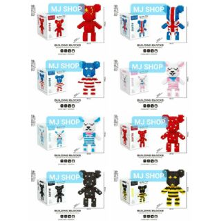 นาโนบลอค BEARS สีสันสดใส 8 แบบ ให้สะสม