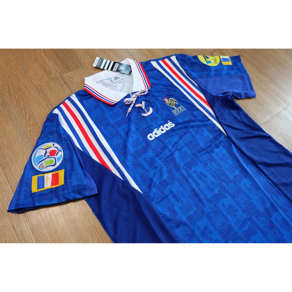 เสื้อบอลยุค 90 ทีมชาติฝรั่งเศส ยูโร 96  (France Euro 96)