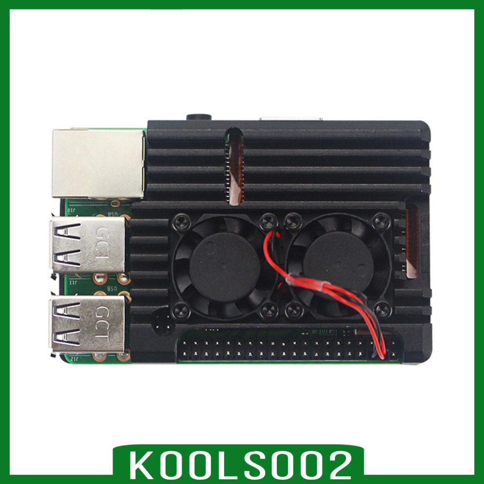 Handa na Stock】Raspberry Pi 3 / Pi 2 Model B  เคสอลูมิเนียมพร้อมพัดลมระบายความร้อน( Koolsoo2 ) | Shopee Thailand