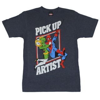 ถูกสุดๆเสื้อยืด คอกลม พิมพ์ลายการ์ตูน Spider Of Marvel แฟชั่นสําหรับสตรี