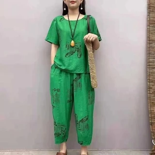 406-1ชุดเข้าเซท สาวอวบใส่ได้ชุดเซทผู้หญิง ชุดเซทเกาหลีเเบบใหม่ พร้อมส่งที่ไทย