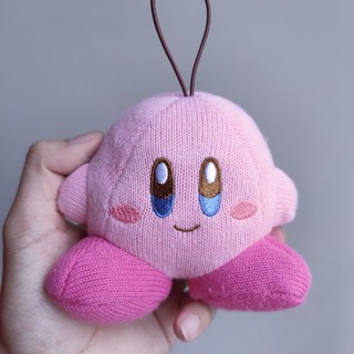 #ตุ๊กตา #พวงกุญแจ #เคอร์บี้ #Kirby ป้ายชัด สีชมพู ผ้าถัก หายาก งานสวย #ลิขลิขสิทธิ์แท้จากญี่ปุ่น สภาพ98%