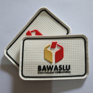 แผ่นปะยางโลโก้ bawaslu - Election Supervisory Agency - Election - แผ่นปะสลักตราสัญลักษณ์ยางเวลโคร