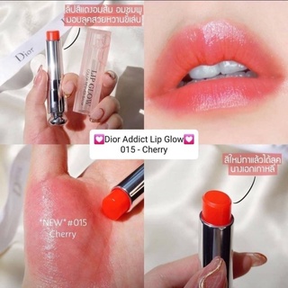 Dior Addict Lip Glow สี 015 Cherry ลิปบาล์ม งานมิลเลอร์